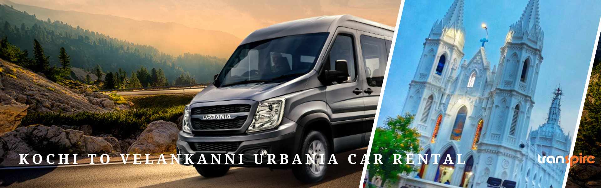 Kochi to Velankanni Urbania Car Rental