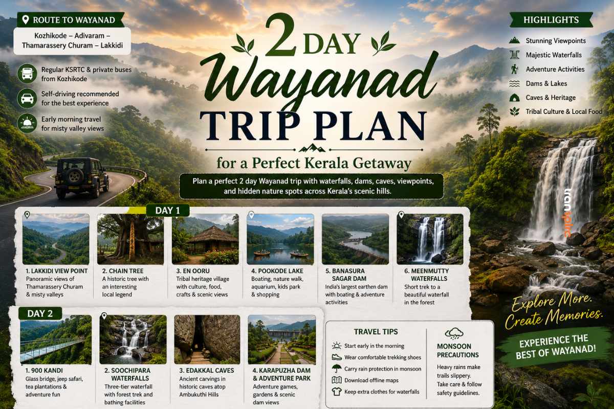 2 Day Wayanad Trip Plan