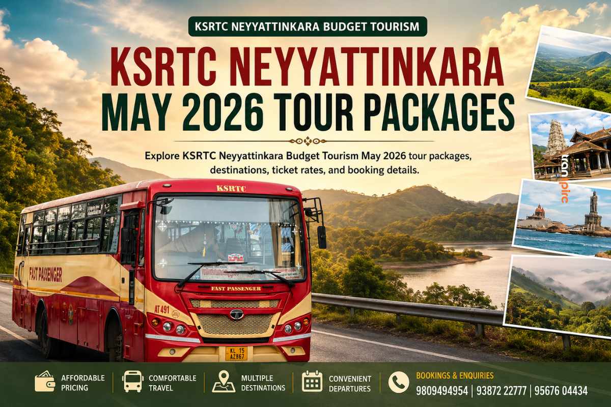 KSRTC Neyyattinkara May 2026 Tour Packages