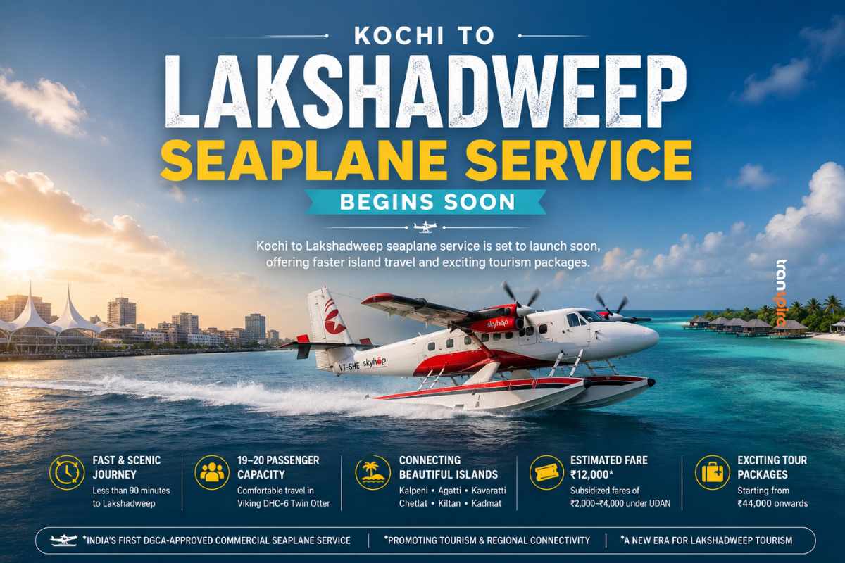 Kochi to Lakshadweep Seaplane Service