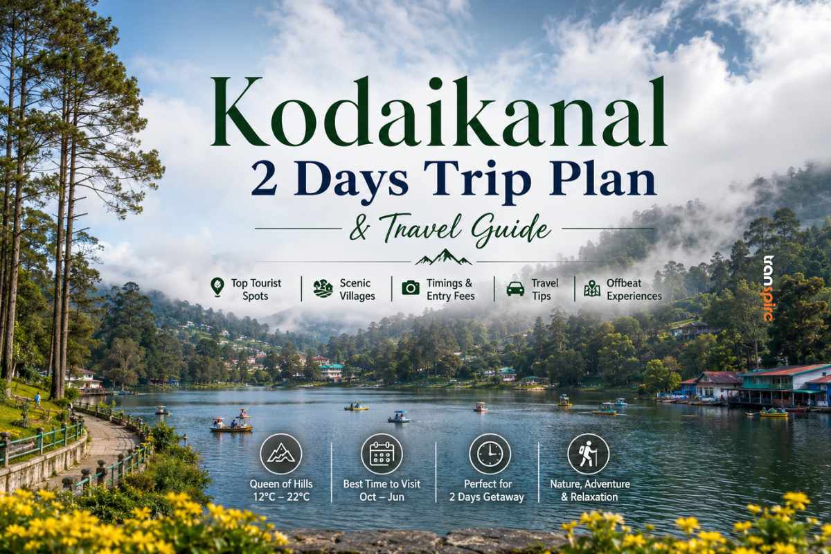 Kodaikanal 2 Days Trip Plan