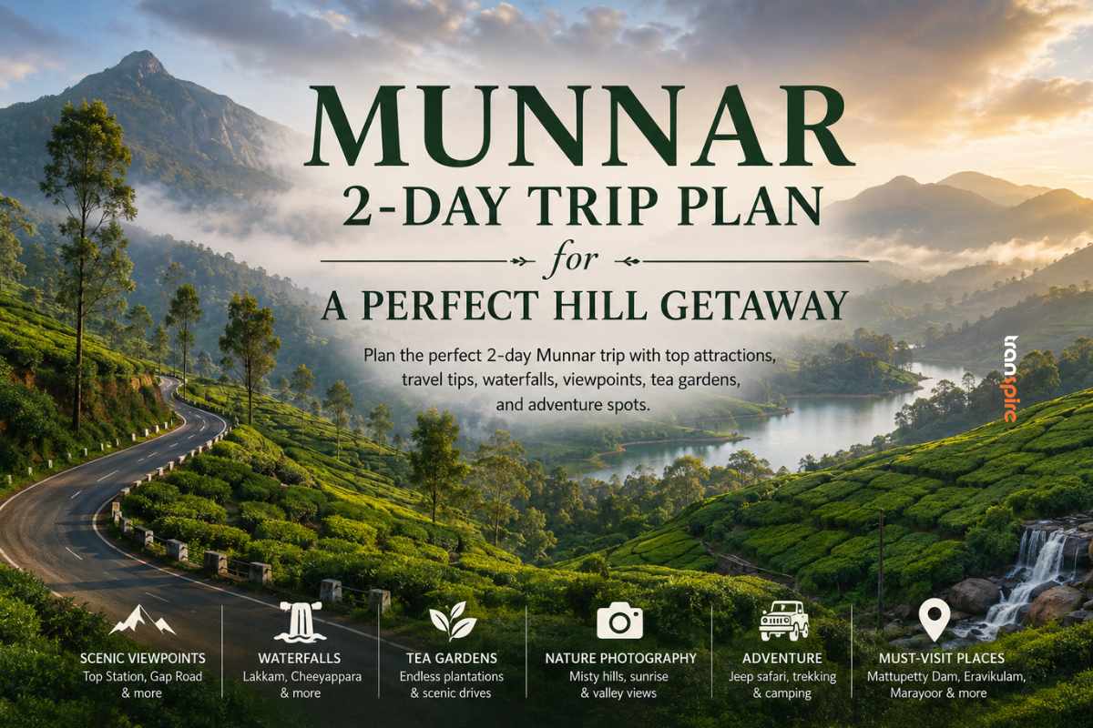 Munnar 2 Day Trip Plan