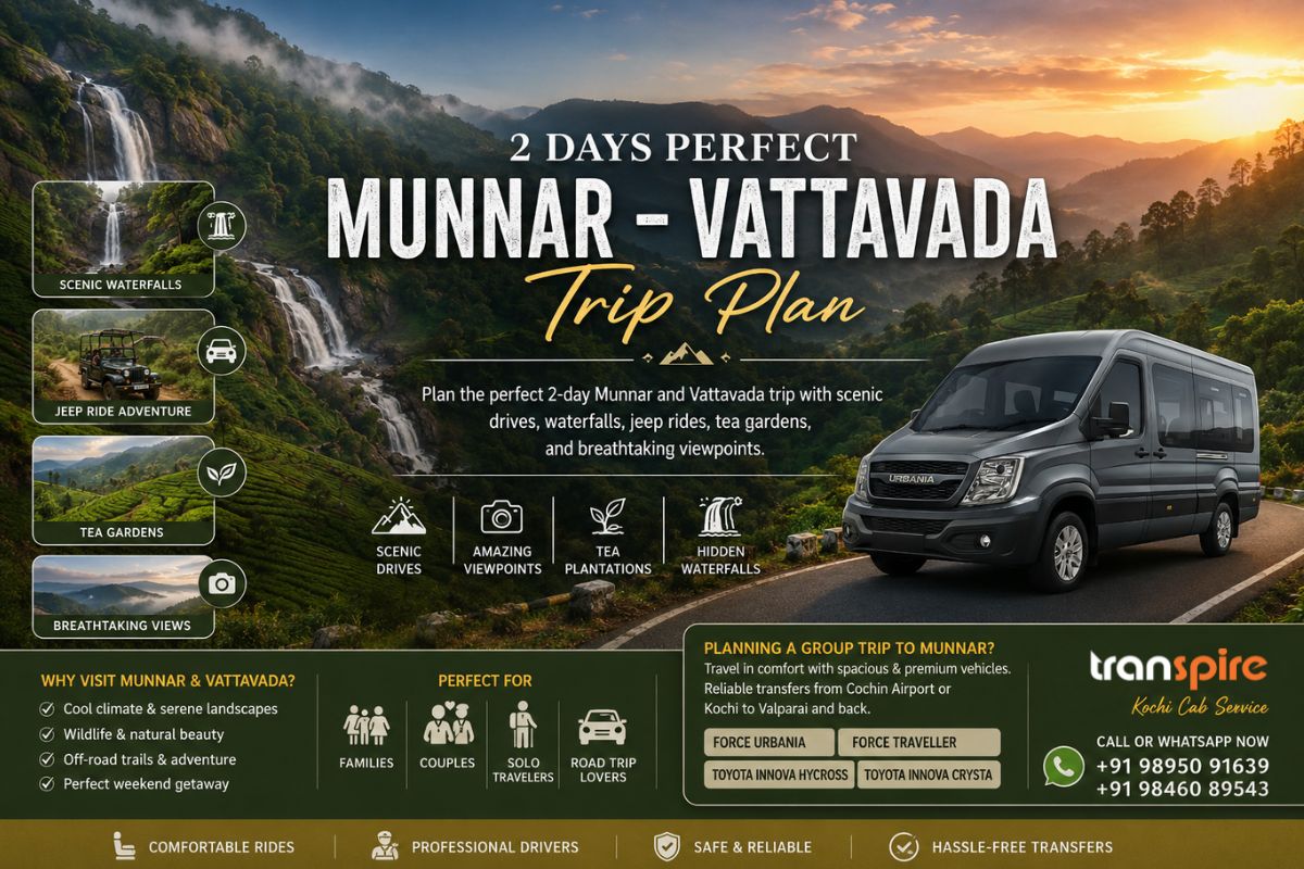 2 Days Perfect Munnar – Vattavada Trip Plan
