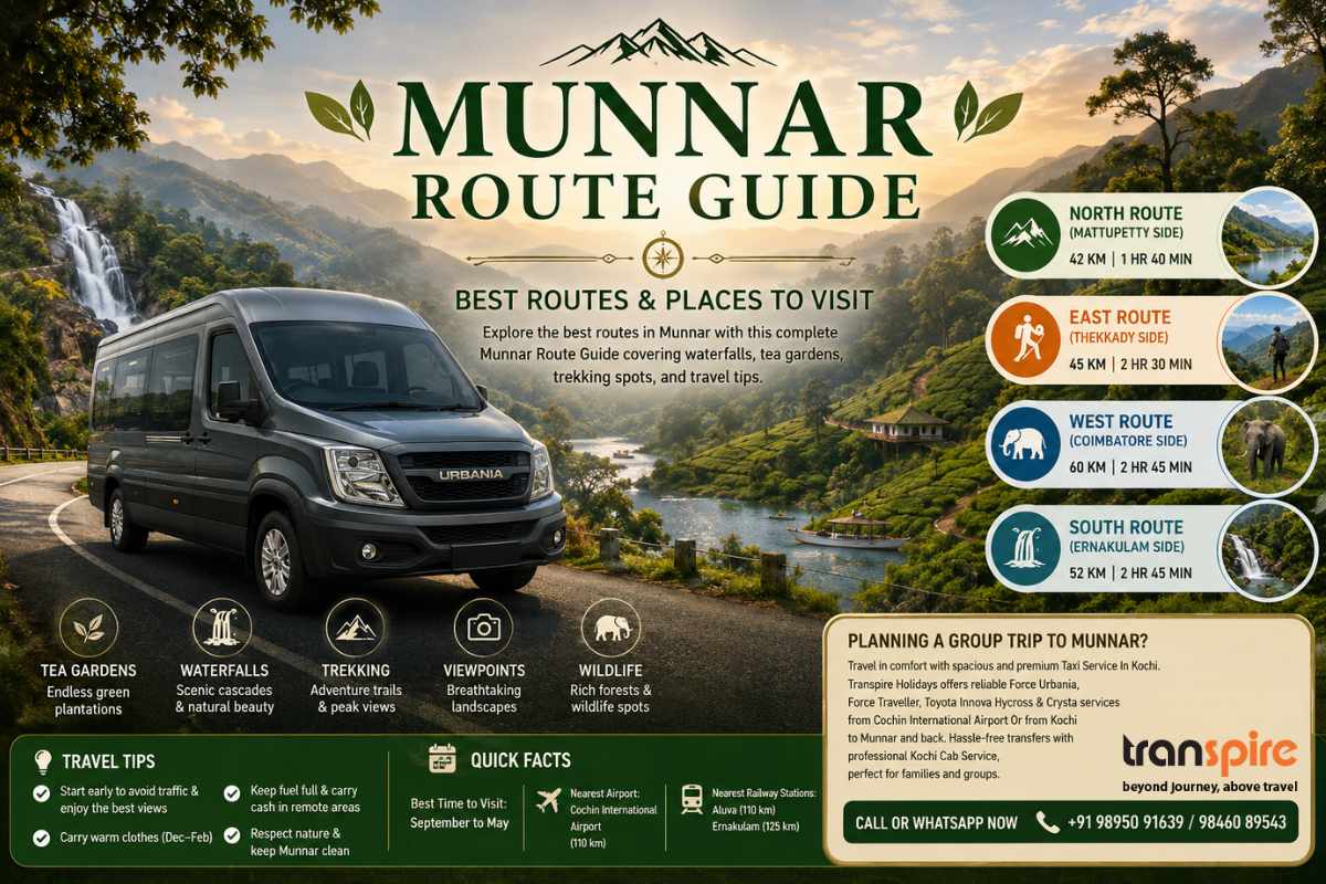 Munnar Route Guide