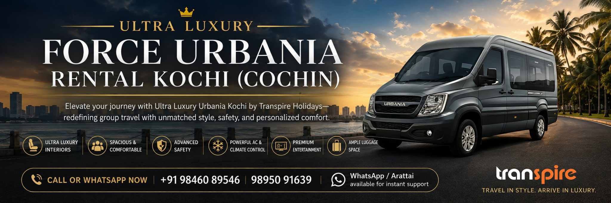 Ultra Luxury Force Urbania Rental Kochi