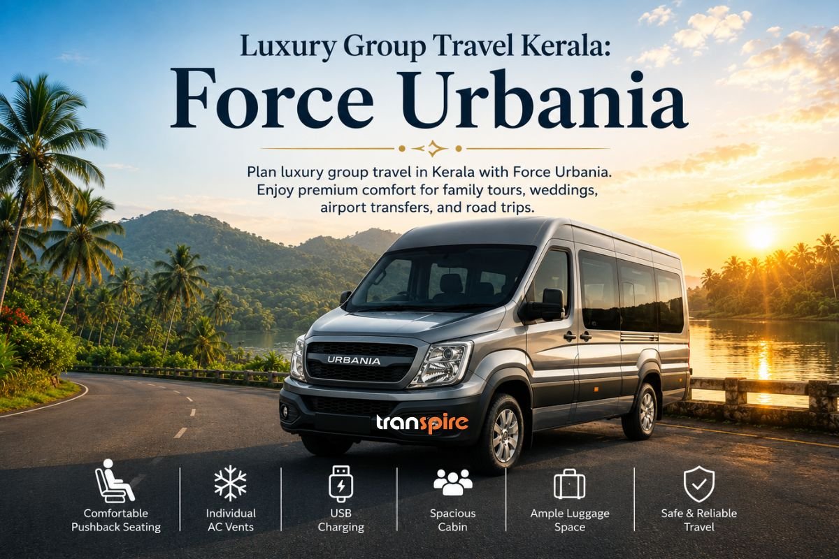 Luxury Group Travel Kerala Explore in a Force Urbania